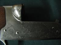 6744 Winchester Golden Quail 410 gauge 26 barrels m/f solid rib ejectors, single select trigger, Winchester pad,all original, Quail/dogs engraved coin silver receiver,99.9% condition,AS NEW IN CASE, pamphlet,paper, #415 out of 500. AAA++Fan