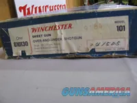7725 Winchester 101 field skeet 28 gauge 28 inch barrels sk/sk 98+ % condition, WINCHESTER BROCHURE, CORRECT WINCHESTER SERIALIZED BOX TO GUN, pistol grip with cap, vent rib, ejectors, Winchester butt plate, all original, 2 brass bead, hard