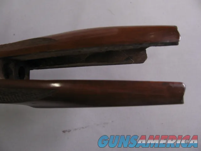 8111  Winchester 101 20 Gauge stock, the wood measures 14  and with the pad it measures 15 .  Round knob, nice clean wood Img-9