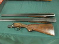 6835  Winchester Model 23 CUSTOM WBS 2 barrel HUNT SET,20ga 26bls ic/mod, 28 ga 26bls ic/m, solid rib, gold raised relief PHEASANT,QUAIL,KING BUCK LAB AND DUCK,MR OLINS DOG, leather case 4 silver snaps, oiler, NEW IN CASE UNFIRED, AAA Fa Img-19