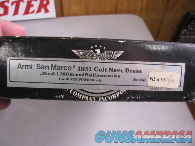 OtherArmi OtherSan Marco 1851 Colt Navy Brass  Img-10