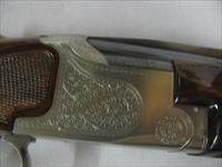 7544 Winchester 101 Pigeon XTR 28 gauge 28 inch barrels skeet/skeet, vent rib,ejectors, 98%-99% condition, AA++Fancy figured walnut, rose and scroll engraved coin silver receiver, opens closes tite, bores brite shiny, 13 1/2 lop Whiteline p Img-13