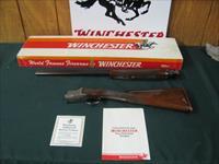  6697 Winchester 101 Pigeon XTR FEATHERWEIGHT 20 gauge 26 inch barrels, 2 3/4 &3 inch chambers ic/mod STRAIGHT GRIP, all original, vent rib ejectors single trigger Winchester butt pad correct Winchester correct box, papers, as new in box at Img-1