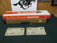 7360 Winchester Golden Quail 28 gauge 26 barrels ic/mod, solid rib ejectors, single select trigger, Winchester pad,all original, Quail/dogs engraved coin silver receiver,99.9% condition,AS NEW IN CASE,Winchester serialized box to gun, 1987N Img-1