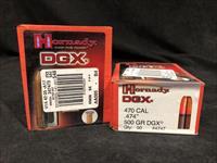 Hornady DGX 470 CAL .474” 500 gr DGX Bullets