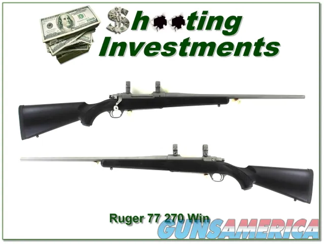 Ruger 77 Stainless All-weather Hawkeye in 270 Winchester