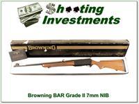 Browning BAR Grade II 70 Belgium 7mm unfired in box!