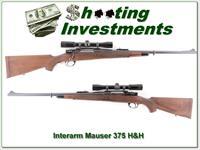 Interarms Whitworth Mauser 375 H&H w ammo