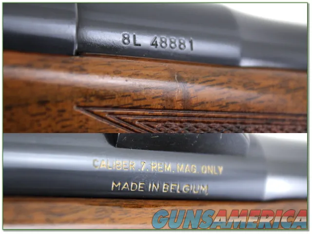 Browning Belgium Safari Grade 7mm Rem unfired collector Img-4