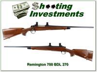 Remington 700 BDL 270 Win near new!
