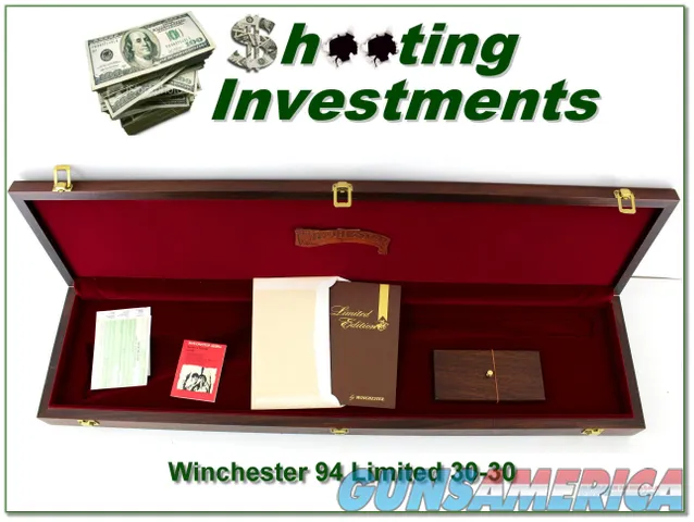 Winchester 94 Limited 30-30 made in 1977 unfired in box with walnut case