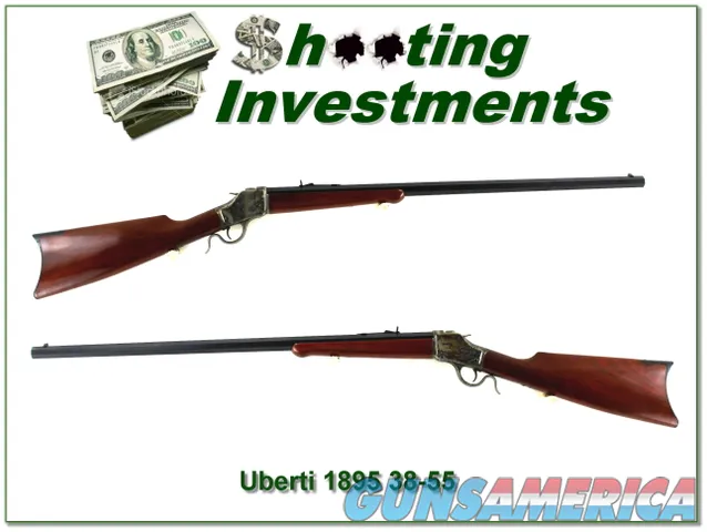  Uberti 1895 High Wall no longer made 38-55 Case Colored Exc Cond!