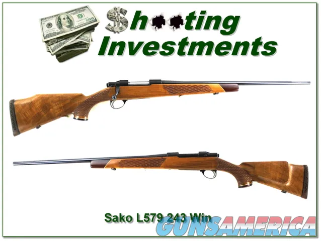 Sako Forester Deluxe L579 243 Win Bofors Steel nice wood!