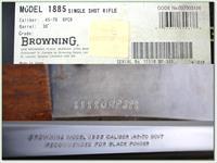Browning 1885 45-70 BPCR 30in, case colored in box Img-4