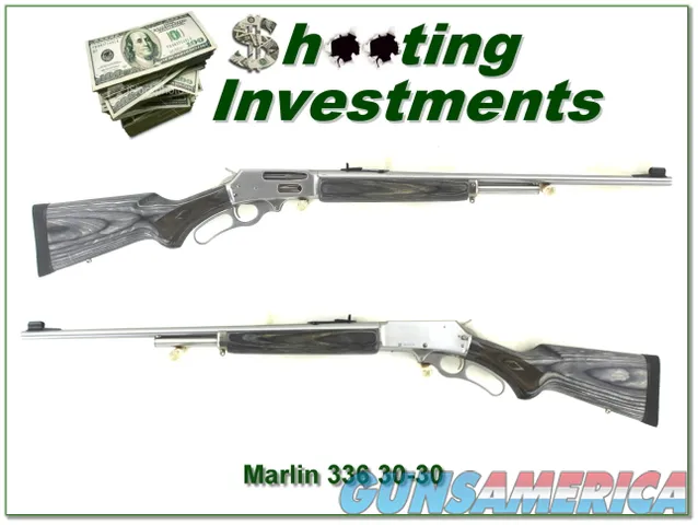 Marlin 336 XLR Stainless Laminated 30-30 Exc Cond