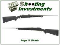 Ruger 77 270 Win Skeleton Zytel stock Exc Cond Img-1