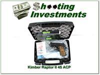 Kimber Ultra Raptor II .45 NIB Kimber Custom Shop