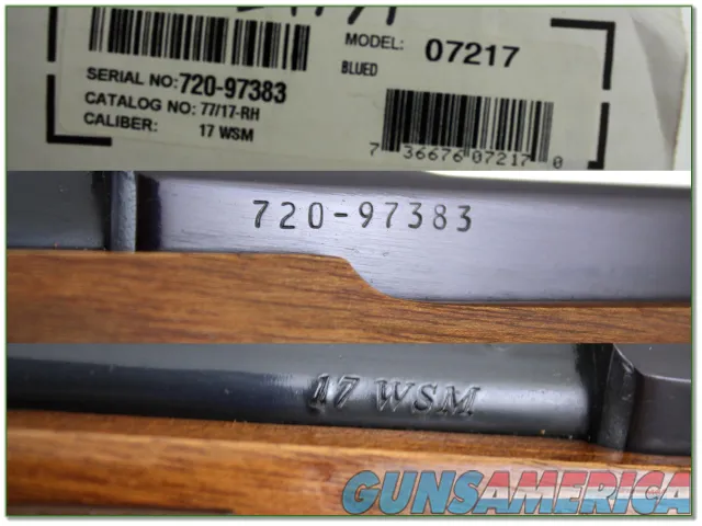 Ruger 77-17 in very RARE 17 WSM NIB Img-4
