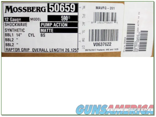 Mossberg 590 SHOCKWAVE 12 Ga NIB