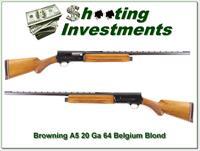 Browning A5 20 Ga 64 Belgium Blond Img-1
