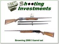 Browning 2000 75 Belgium 12 Ga 3-barrel set Img-1