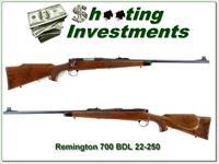 Remington 700 BDL 22-250 Ex Cond early gun