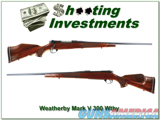 Weatherby Mark V Deluxe 300 Wthy Mag Exc Cond! 