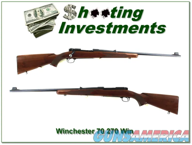 Winchester pre-64 Model 70 270 Win made in 1954 top collector!