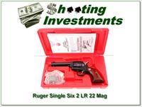 Ruger Single Six 50 Years  Blued 4 5/8 in 22 LR & 22 Mag Img-1