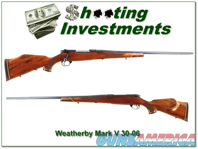Weatherby Mark V Deluxe 26in 9 lung 30-06 collector!