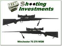 Winchester 70 270 WSM New Haven Made Nikon Monarch Img-1