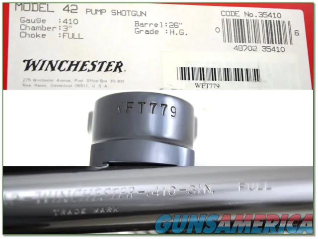 Winchester Model 42 High Grade Limited Edition 1993 made 410 NIB