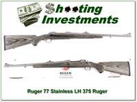 Ruger 77 Hawkeye LH 375 Ruger Stainless ANIB Img-1