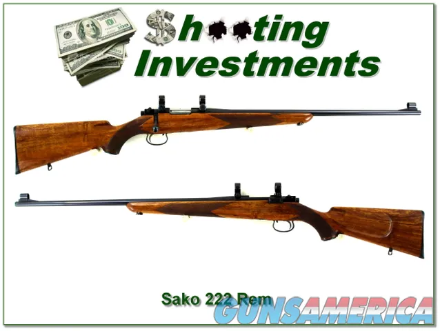 Sako Riihimaki early 222 Remington nice wood!