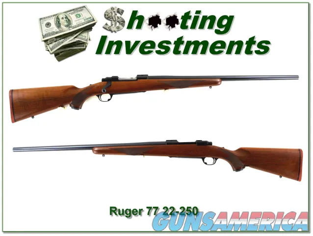 Ruger 77 early RARE 22-250 Varmint Flat Bolt collector!