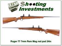 Ruger 77 Tang Safety Red Pad 7mm Rem Mag Img-1