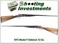KFC Kawaguchiya Sidelock Model F 12 Gauge Exc Cond Img-1