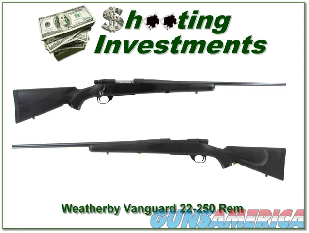 Weatherby Vanguard in hard to find 22-250 Rem Exc Cond!
