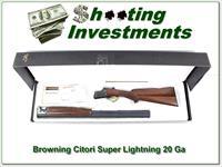 Browning Citori Rare Super Lightning 28in 20 Ga NIB Img-1
