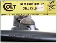 Colt New Frontier dual cylinder 22 22 Mag unfired in box Img-4