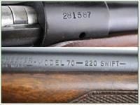 Winchester pre-64 Model 70 1953 220 Swift original Img-4