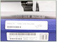 Smith & Wesson 500 Magnum 8 3/8in stainless in case