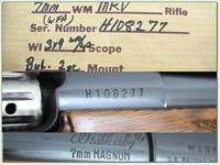 Weatherby Mark V Custom Shop 7mm 26in in box w/ factory scope Img-4