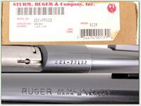 RUGER MARK II   4 Target 22 with wood target grips - NIB Img-4