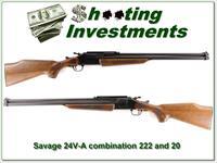 Savage 24V-A Combo 20 Ga and 222 Remington Img-1