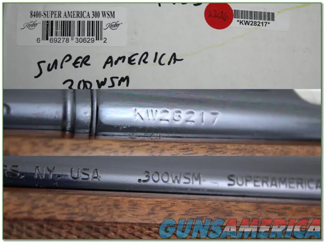 Kimber 8400 SuperAmerica 300 WSM NIB!