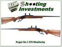 Ruger No.1 Red Pad rare 270 Wthy Mag Exceptional wood as new Img-1