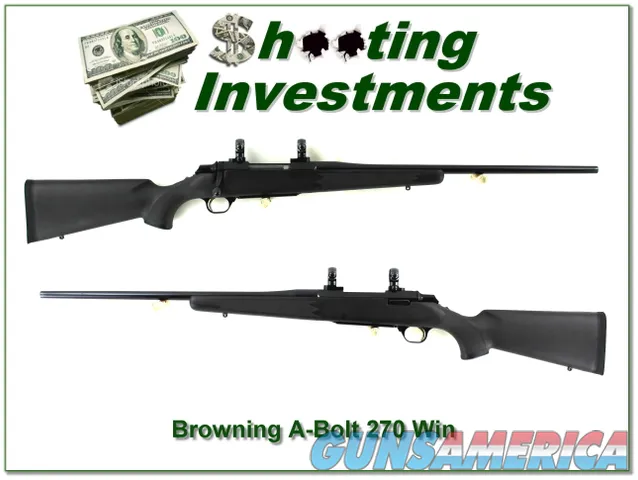 Browning A-Bolt 270 Win Stalker Exc Cond!