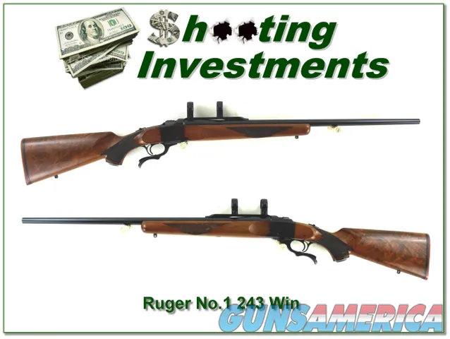 Ruger No.1 B in 243 Win XX wood!