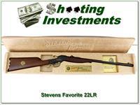 Stevens Favorite Model 71 commerative 22 unfired
